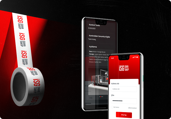 İSG Saha Takip Sistemi Arayüzü